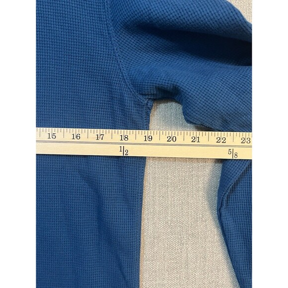Faded Glory Mens Blue Long Sleeve Waffle Knit Thermal Sz Med. (38-40) - Picture 5 of 8